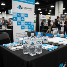 Werbeaktion für kundenspezifische Unternehmen Wasserflaschenetikett