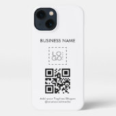 Werbeaktion für kundenspezifisches Business-Logo u iPhone Hülle (Rückseite)