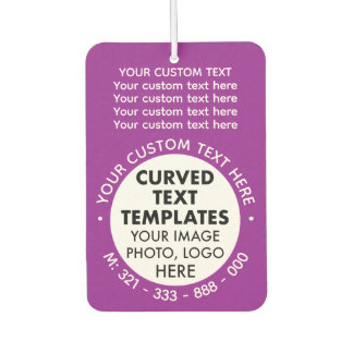 Werbeaktion für LILA Automobil-Freshener mit eigen Autolufterfrischer