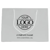 Werbeaktion für Logo "Light Gray Business" mit Mar Große Geschenktüte (Vorderseite)