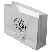 Werbeaktion für Logo "Light Gray Business" mit Mar Große Geschenktüte (Vorderseite Schrägansicht)