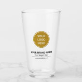 Werbeaktion für Logo-Pint-Glas für moderne Unterne Glas (Vorderseite)