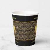 Werbeaktion für Logomitarbeiter Pappbecher (Rechts)