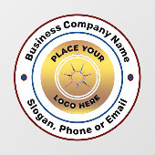 Werbeaktion für Logos Fensteraufkleber (Blatt)