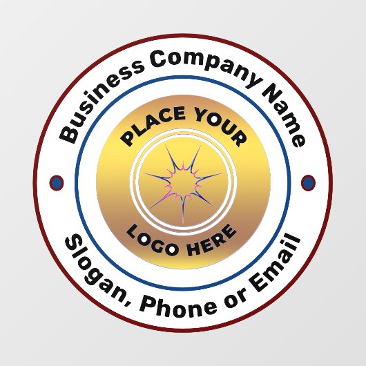 Werbeaktion für Logos Fensteraufkleber (Blatt)