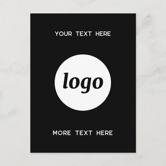 Werbeaktion für Logos Postkarte (Vorderseite)