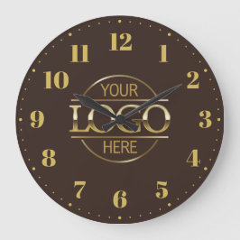 Werbeaktion für moderne Firmenlogo Große Wanduhr