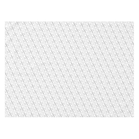 Werbeaktion für moderne Firmenlogo Tischdecke (Vorderseite (Horizontal))