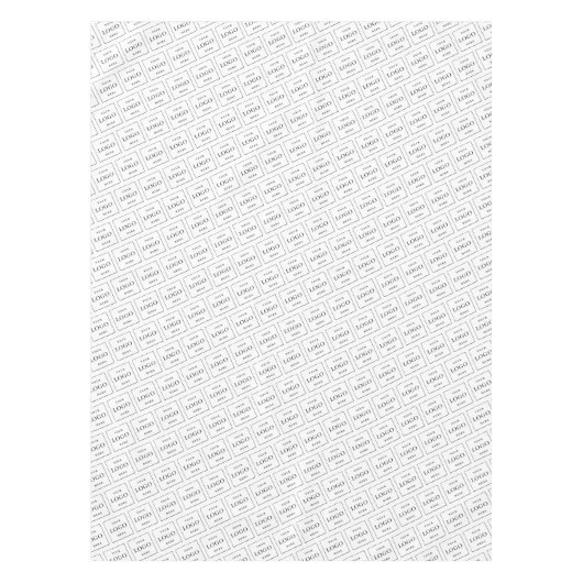 Werbeaktion für moderne Firmenlogo Tischdecke (Vorderseite)
