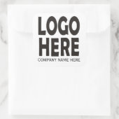 Werbeaktion für moderne Firmenlogos Quadratischer Aufkleber (Tasche)