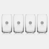 Werbeaktion für moderne Logo-Unternehmen Dosenglas (Vorderseite)