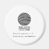 Werbeaktion für moderne Logo-Unternehmen Magnet (Vorne)