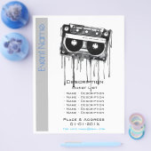 Werbeaktion für musikalische Veranstaltungen Flyer (Einzeln)