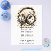 Werbeaktion für musikalische Veranstaltungen Flyer (Einzeln)