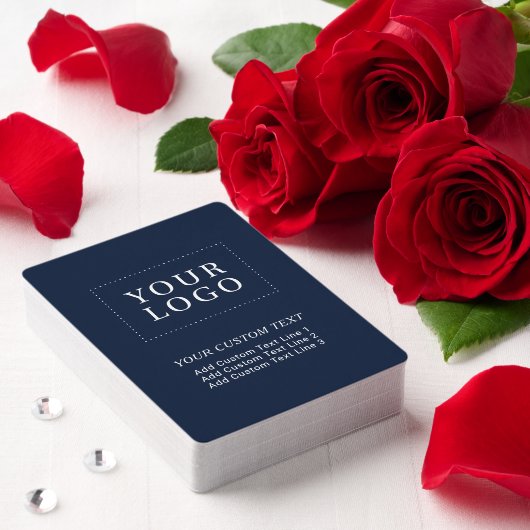 Werbeaktion für Navy Blue-Markenlogo für kundenspe Spielkarten (Insitu (Valentinstag))