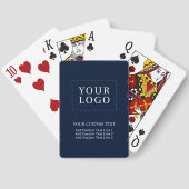 Werbeaktion für Navy Blue-Markenlogo für kundenspe Spielkarten (Rückseite)