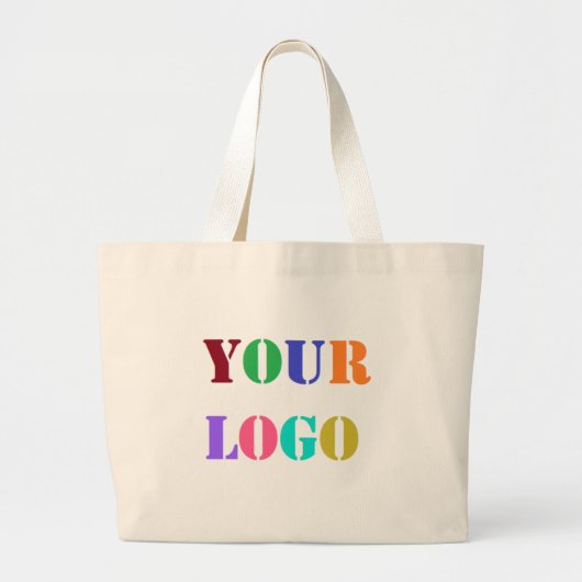 Werbeaktion für Personalisierte Logos Jumbo Stoffbeutel (Vorne)
