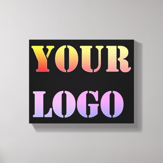 Werbeaktion für Personalisierte Logos Leinwanddruck (Vorderseite)