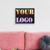 Werbeaktion für Personalisierte Logos Leinwanddruck (Insitu (Wohnzimmer))
