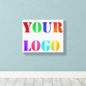 Werbeaktion für Personalisierte Logos Leinwanddruck (Insitu (Holzboden))