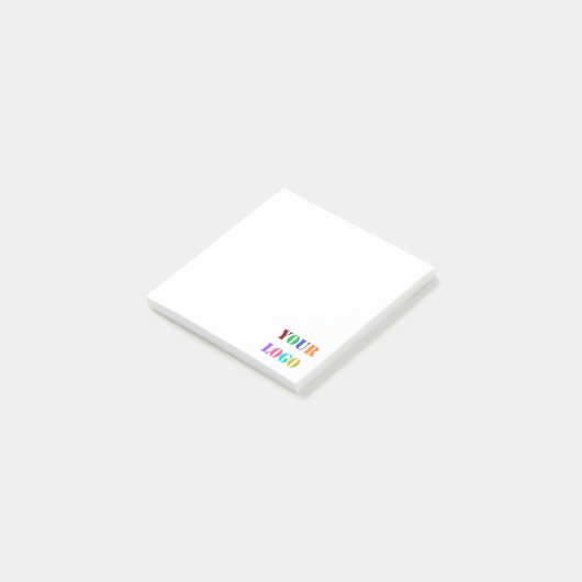 Werbeaktion für Personalisierte Logos Post-it Klebezettel (angewinkelt)