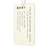 Werbeaktion für Personalisierte Unternehmen Autolufterfrischer (Links)