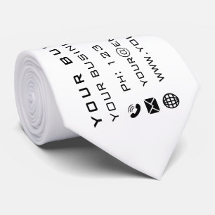 Werbeaktion für Personalisierte Unternehmen Krawatte