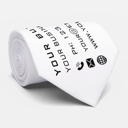 Werbeaktion für Personalisierte Unternehmen Krawatte (Gerollt)