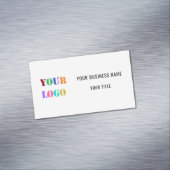 Werbeaktion für Personalisiertes Firmenlogo Magnetische Visitenkarte (Beispiel)