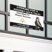 Werbeaktion für Real Anwesen Broker-Logos Banner (Äußeres Gebäude)