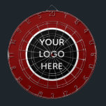 Werbeaktion für Unternehmen Burgundy Unternehmen M Dartscheibe<br><div class="desc">Firmenlogo, Bordeaux, Firma, modern, Branding, Werbe-, elegant, Dartboard.</div>