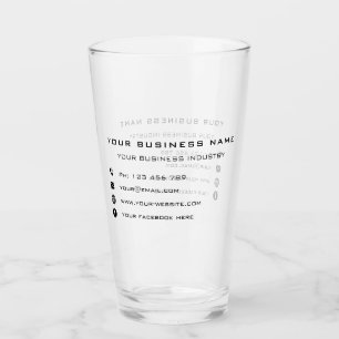 Werbeaktion für Unternehmen Personalisiert - Büro Glas