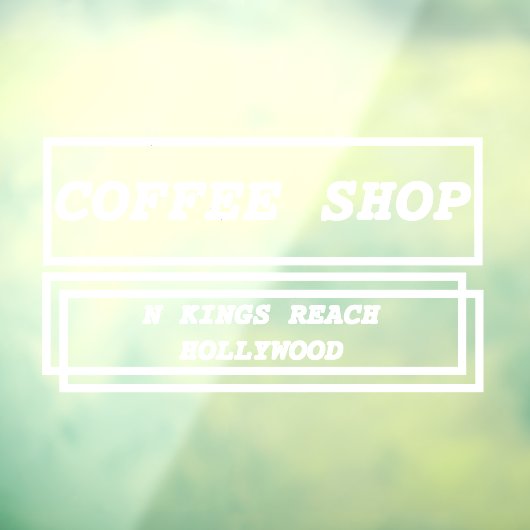 Werbeaktion für Unternehmen personalisiert Fensteraufkleber (Blatt 3)