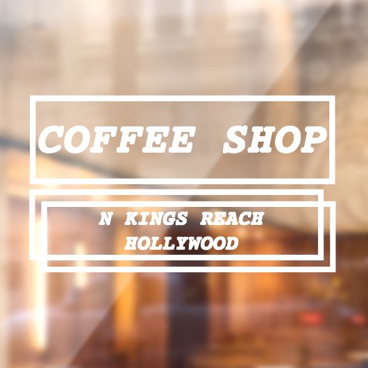 Werbeaktion für Unternehmen personalisiert Fensteraufkleber (Blatt 2)