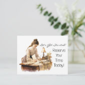 Werbeaktion für Unternehmen Postkarte (Stehend Vorderseite)