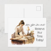 Werbeaktion für Unternehmen Postkarte (Vorne/Hinten)