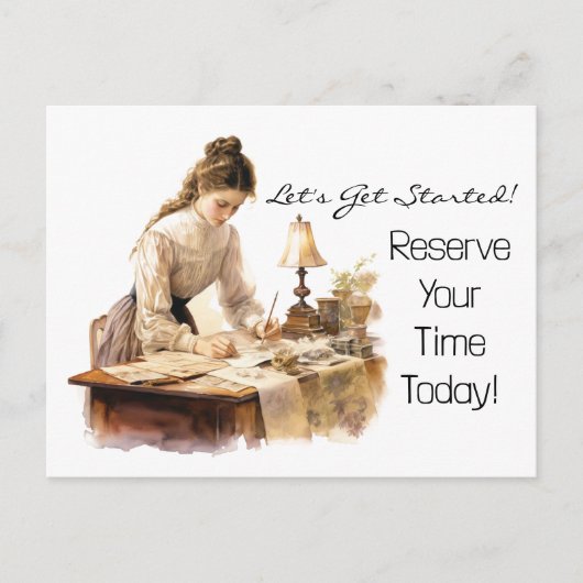 Werbeaktion für Unternehmen Postkarte (Vorderseite)