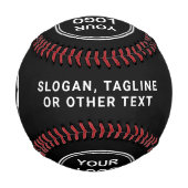 Werbeaktion für Unternehmenssymbole schwarz Baseball (Rückseite)