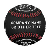 Werbeaktion für Unternehmenssymbole schwarz Baseball (Vorderseite)