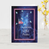 Werbeaktion für US Service Man oder Frau in Blue Karte (Gelbe Blume)