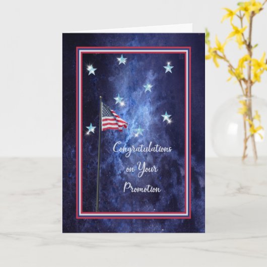 Werbeaktion für US Service Man oder Frau in Blue Karte (Gelbe Blume)