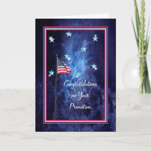 Werbeaktion für US Service Man oder Frau in Blue Karte