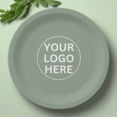 Werbeaktion für Werbemarken für das Logo "Sage Gre Pappteller