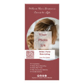 Werbeaktion Hair Salon Brautparty Friseurstyling Werbekarte (Vorne)