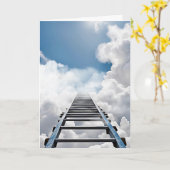 Werbeaktion Herzlichen Glückwunsch Lady in Sky Karte (Gelbe Blume)