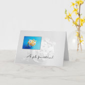 Werbeaktion Karte (Gelbe Blume)