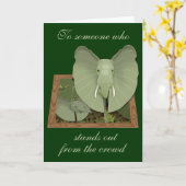 Werbeaktion Karte (Gelbe Blume)