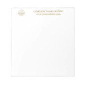 Werbeaktion mit dem Logo für kundenspezifische Unt Notizblock (Vorderseite)