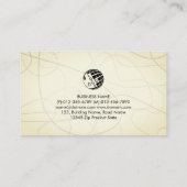 Werbeaktion-Planer für Veranstaltungen Visitenkarte (Rückseite)