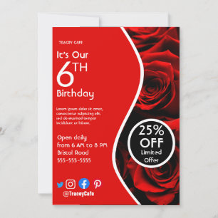 Werbeaktion Poster Flyer Einladung